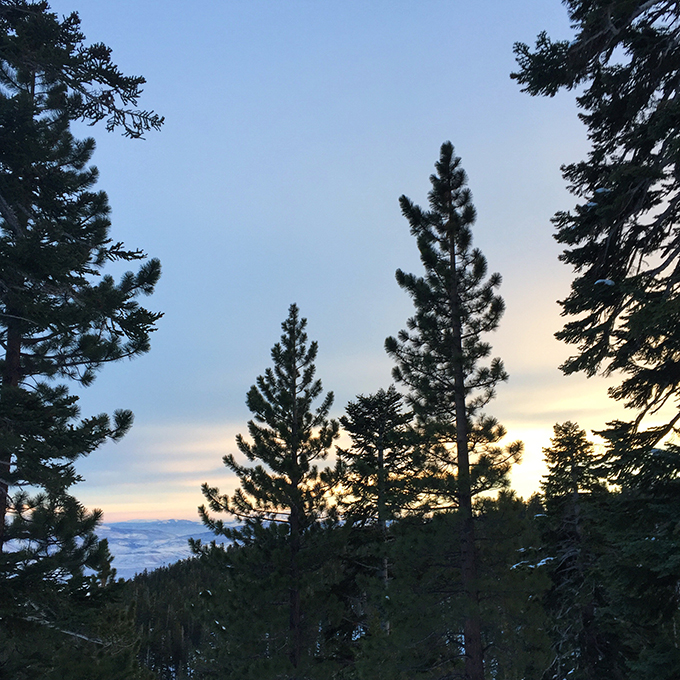 Tahoe for NYE 2015 on joyfetti.com_Heavenly sunset