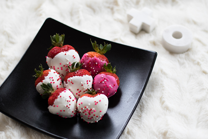 Chocolate Covered Strawberries on joyfetti.com_flatlay