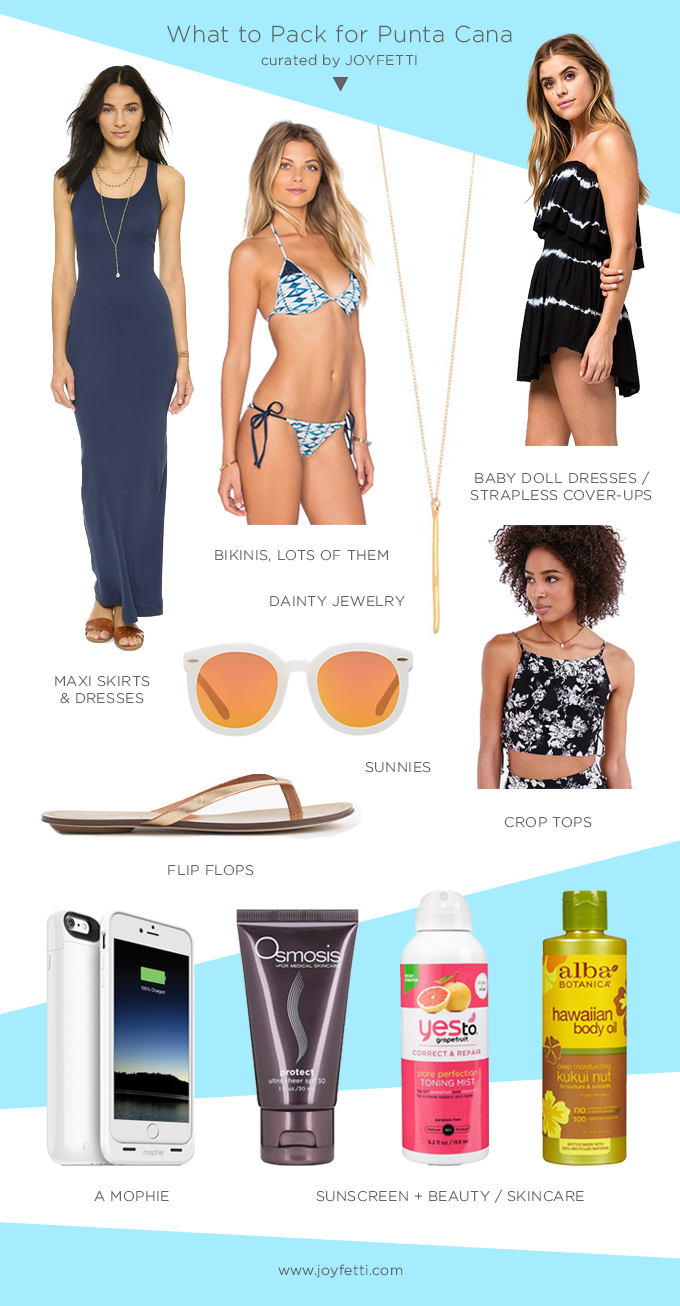 What to Pack for Punta Cana, Dominican Republic_joyfetti.com