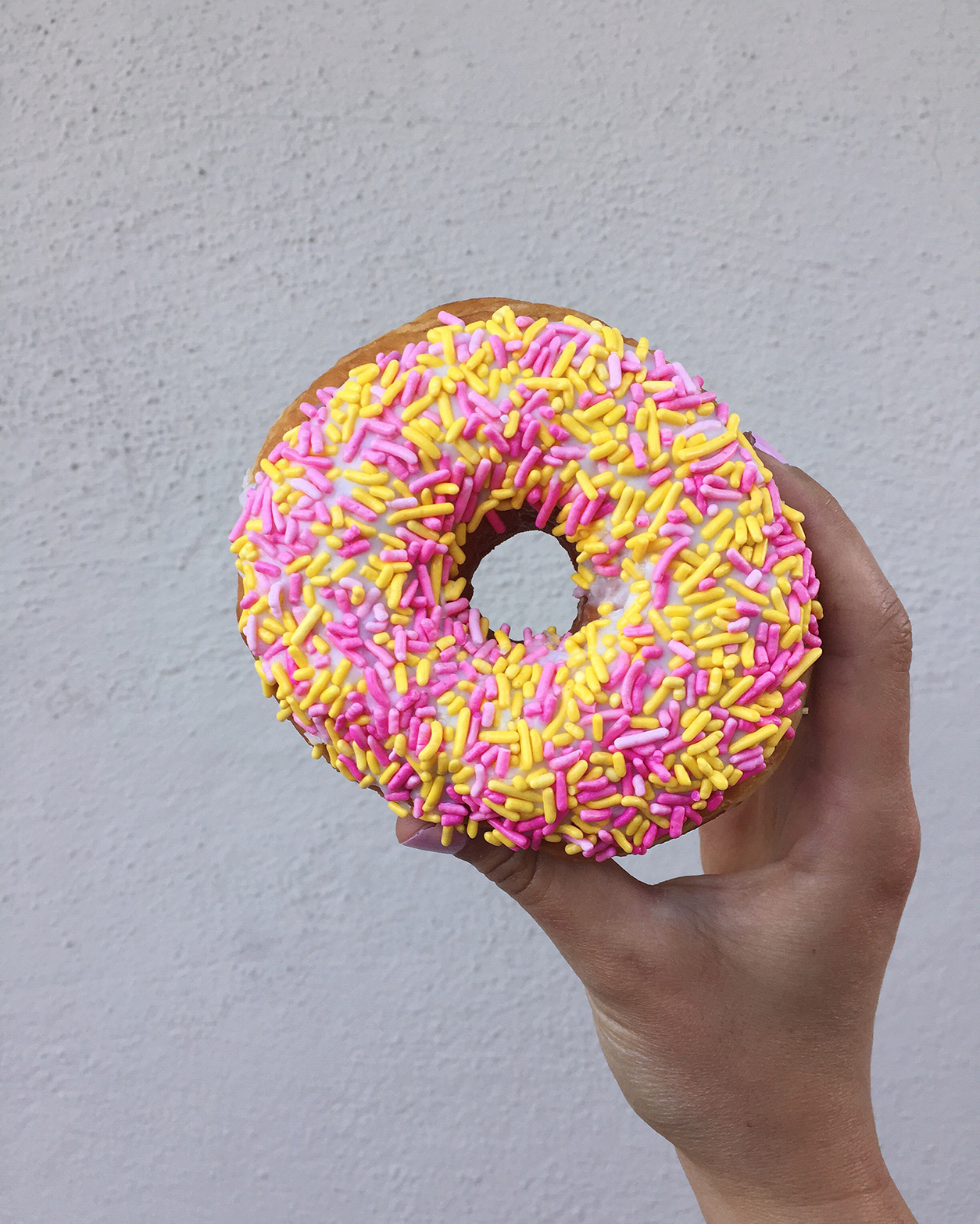 Delicious donut with sprinkles_joyfetti.com