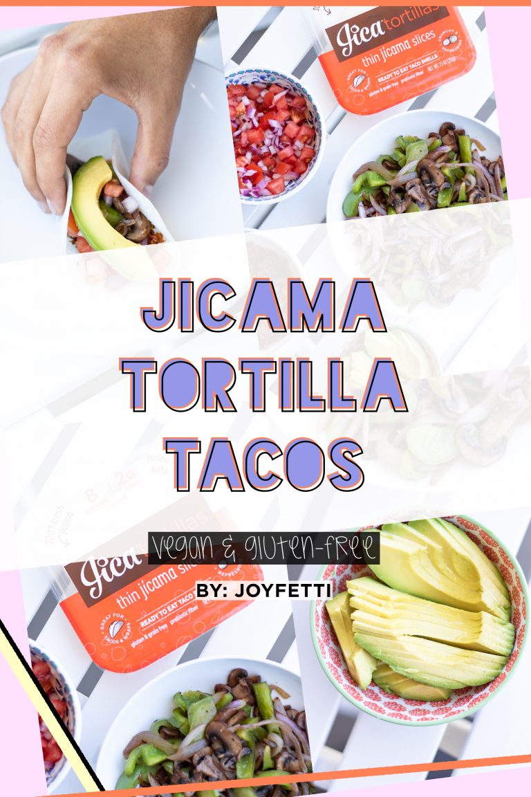Jicama tortilla tacos (vegan & glutenfree!) JOYFETTI