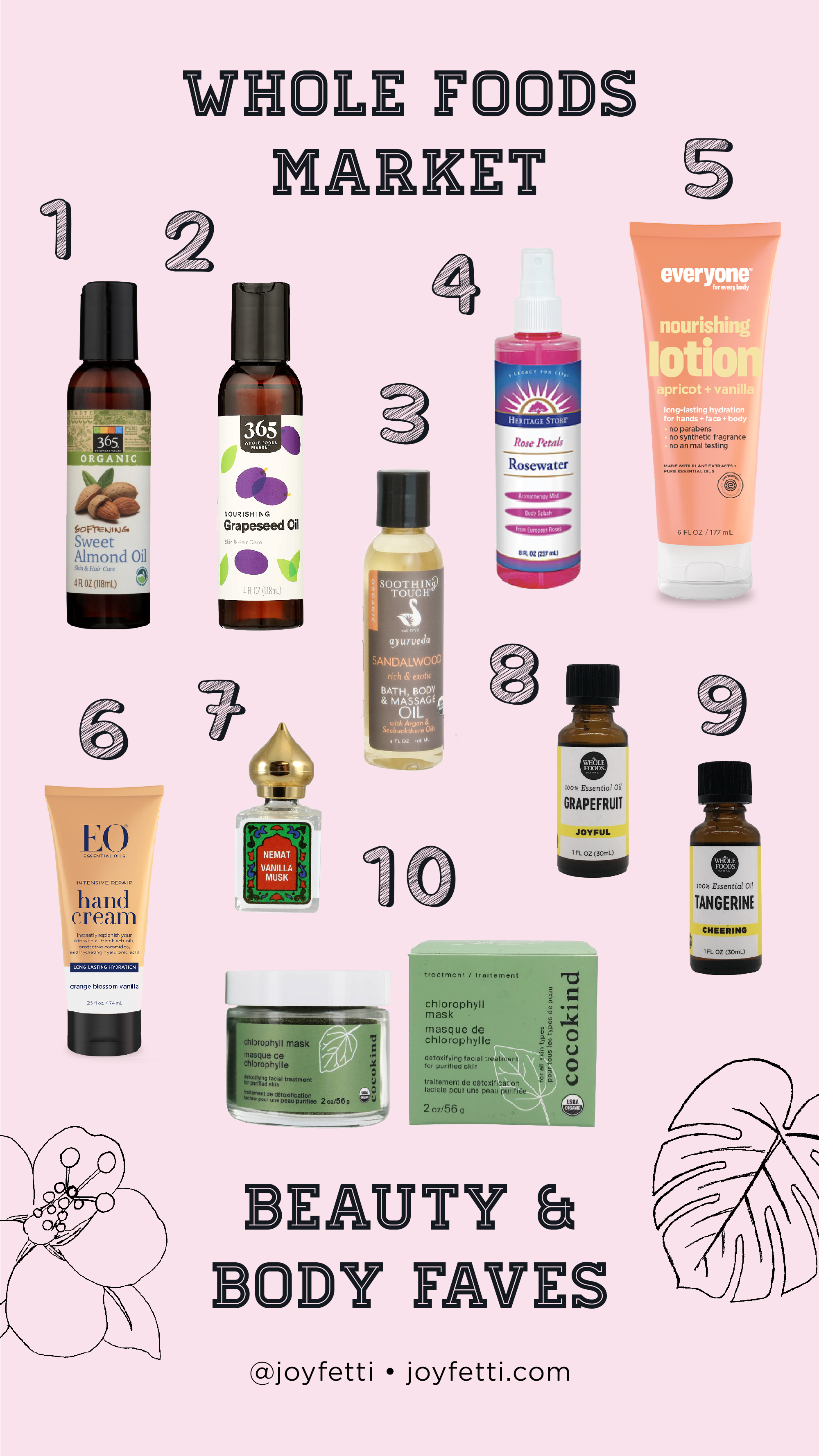 10 items to buy from Whole Foods Beauty/Body Sale JOYFETTI